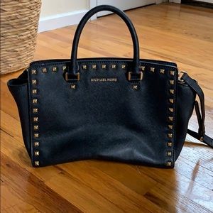 Michael Kors Women's Selma Stud Medium Satchel